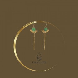 Green earrings - 02