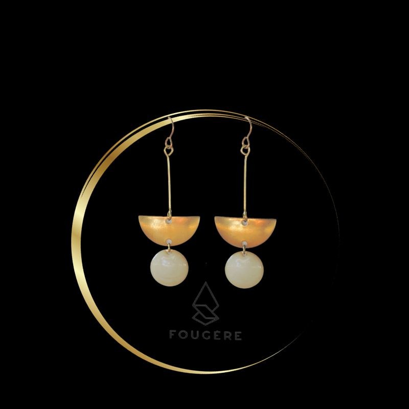 Boucles d'oreilles nacre - 02