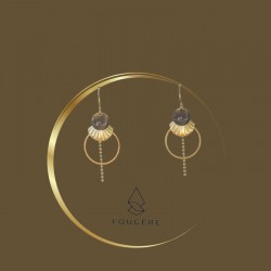 Taupe earrings - 02