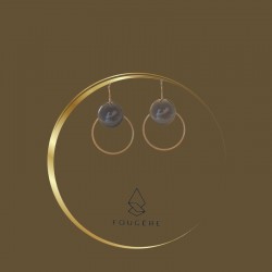 Taupe earrings - 06