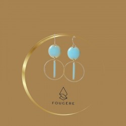 Sky blue earrings - 02
