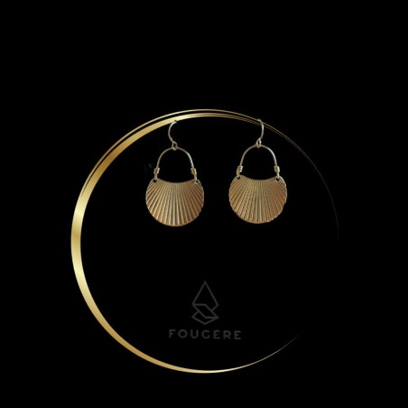 Brass earrings - 04