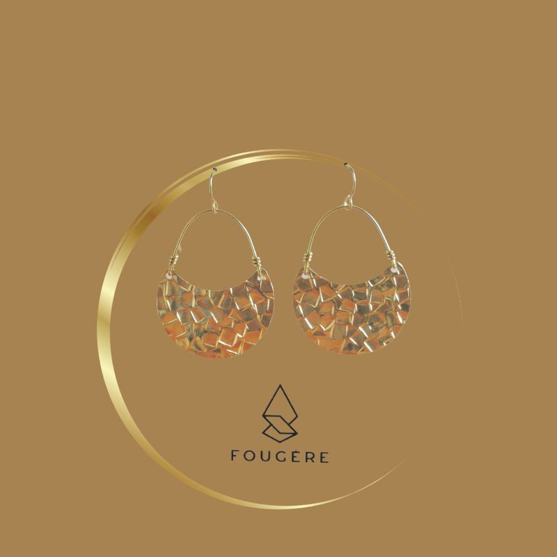 Brass earrings - 01