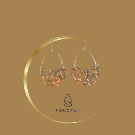 Brass earrings - 01