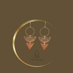 Boucles d'oreilles en laiton - 05