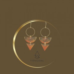 Brass earrings - 05