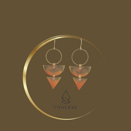 Brass earrings - 05