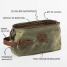 Khaki toiletry bag - Baroudeur - Alaskan Maker