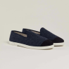 Men's furry slippers, navy - Angarde