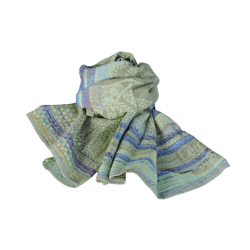 Cotton scarf Létol - Pistache mauve