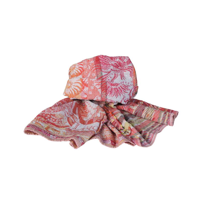 Foulard en coton bio Létol - Pamplemousse