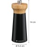 Westerland black and oak pepper mill