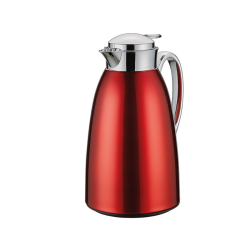 Red lacquered thermos jug