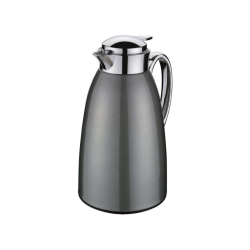 Metallic grey thermos jug