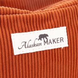 Velvet toiletry bag - Rust - Alaskan Maker