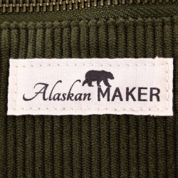 Trousse de toilette en velours - Kaki - Alaskan Maker