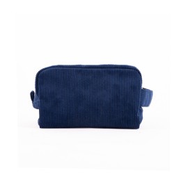 Trousse de toilette en velours - Bleu marine - Alaskan Maker