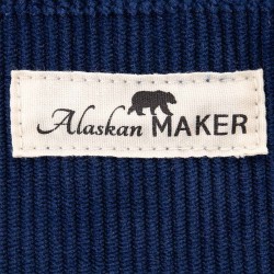 Trousse de toilette en velours - Bleu marine - Alaskan Maker