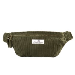 Velvet- khaki fanny pack