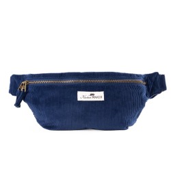 Velvet fanny pack - Navy...