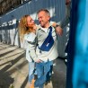 Velvet fanny pack - Navy blue - Alaskan Maker