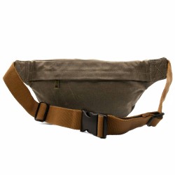Sac banane toile waxée - Kaki - Alaskan Maker