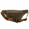 Sac banane toile waxée - Kaki - Alaskan Maker