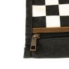 Jeu d'échecs & de dames de voyage - Toile waxée - Noir - Alaskan Maker