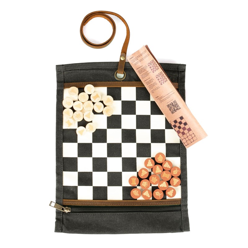Jeu d'échecs & Dames de voyage