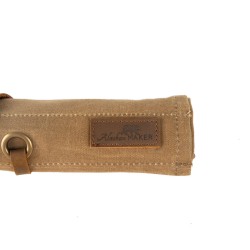 Travel chess & checkers set - Waxed canvas - Havana - Alaskan Maker