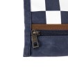 Jeu d'échecs & de dames de voyage - Toile waxée - Bleu marine - Alaskan Maker