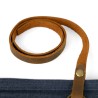 Travel chess & checkers set - Waxed canvas - Navy blue - Alaskan Maker