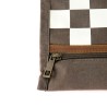 Jeu d'échecs & de dames de voyage - Toile waxée - Kaki - Alaskan Maker
