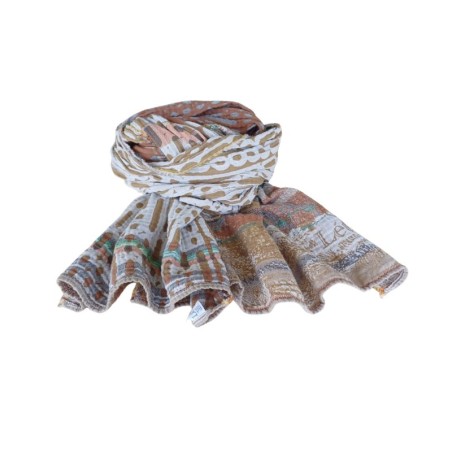 Foulard en coton bio Létol - Tiramisu Foulard en coton bio Létol - Tiramisu