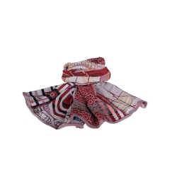 Cotton scarf Létol - Bordeaux