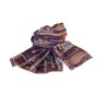 Foulard en coton bio Létol - Aubergine