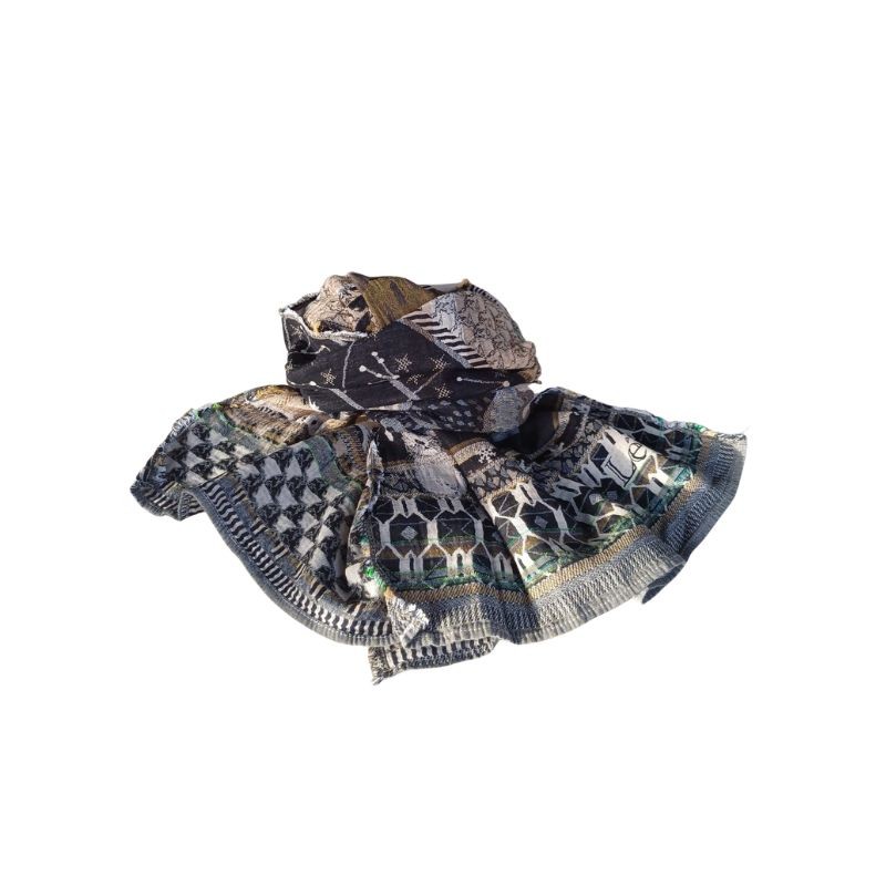 Foulard en coton bio Létol - Perfect gold