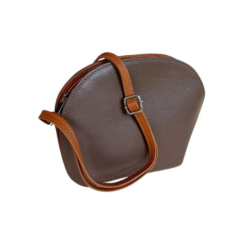 Sac en cuir - Taupe - Madame Framboise