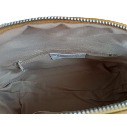 Small grained leather bag - Mustard