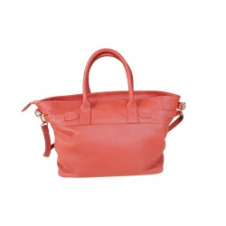 Sac en cuir grainé - Brique