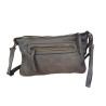 Braided leather bag - Khaki