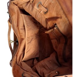 Grand sac en cuir - Naturel