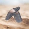 Babouches marocaines en daim - Taupe