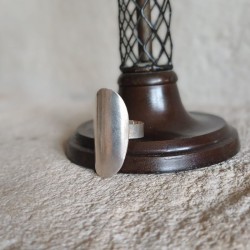 Bague allongée - Argent