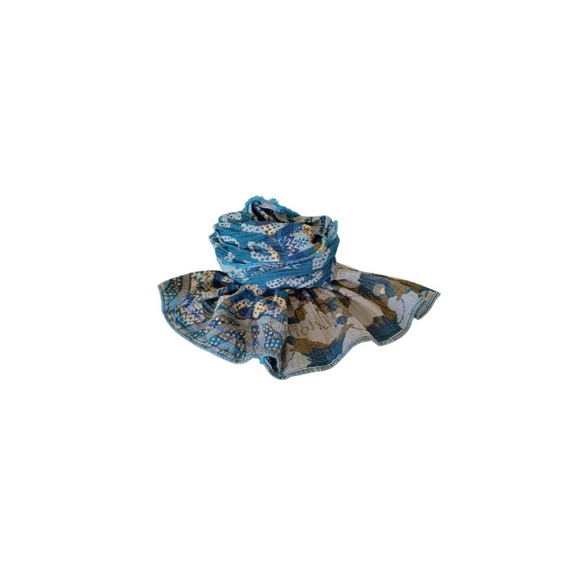 Foulard en coton bio Létol - Canard - Madame Framboise