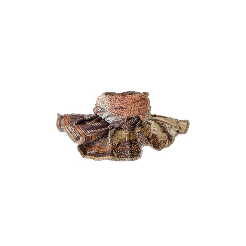Létol Organic Cotton Scarf - Chocolat - Madame Framboise