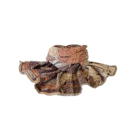 Létol Organic Cotton Scarf - Chocolat - Madame Framboise