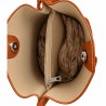 Sac en cuir grainé - Cognac