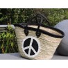 Peace and Love shopping basket - Madame Framboise