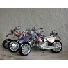 Moto en métal recyclé - Madame Framboise